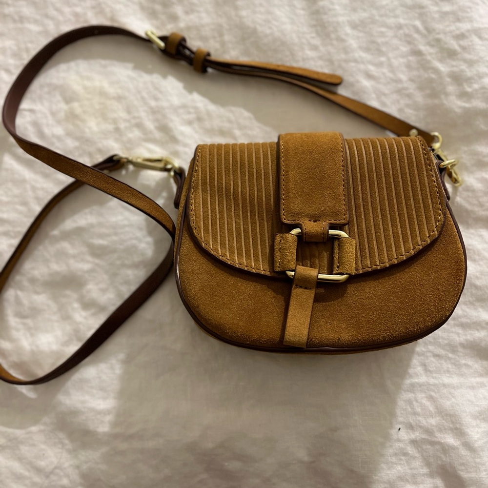 Like new Sara Crossbody suede bag